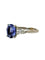 52.5 Bague en or blanc, saphir Ceylan 2,1 ct et diamants 58 Facettes 2125