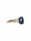 52.5 Bague en or blanc, saphir Ceylan 2,1 ct et diamants 58 Facettes 2125