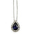 Collier en or blanc avec saphir et diamants 58 Facettes 2126
