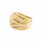 Bague 54 Damiani - Bague en or jaune et diamants bruns 58 Facettes 35805