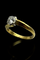 Bague 53 Salvini - Bague solitaire en or 18 carats avec diamant 0,40 ct 58 Facettes