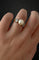 Bague 52.5 Bague - Perle et diamants en or jaune 18K 58 Facettes