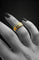 Bague 51 Bague double rail en or jaune 18 carats et diamants 58 Facettes