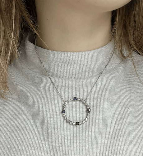 Pendentif Pendentif diamants et saphirs, années 40 58 Facettes