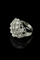 Bague 48 Bague intrecciée - Bague en or blanc et diamants, années 1950 58 Facettes