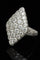 Bague Anello romboïdal aux diamants en or blanc 58 Facettes