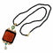 Pendentif Pendentif - Coral, onyx et diamants en or rose 58 Facettes c34