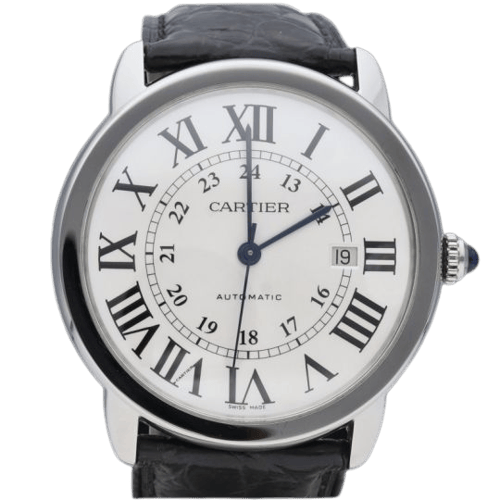Montre Cartier Ronde Solo - Montre en acier 58 Facettes MT47200