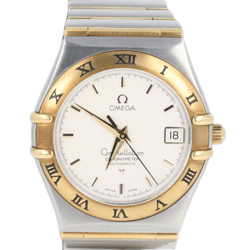 Omega Constellation - Montre en or jaune et acier