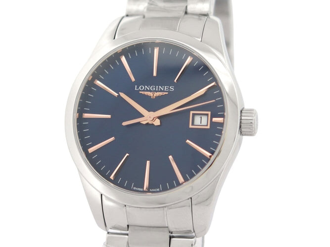 Longines Conquest Classic - Montre 34 mm en acier quartz 58 Facettes 275811