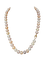 Collier 48 perles de culture, fermoir en or 18k