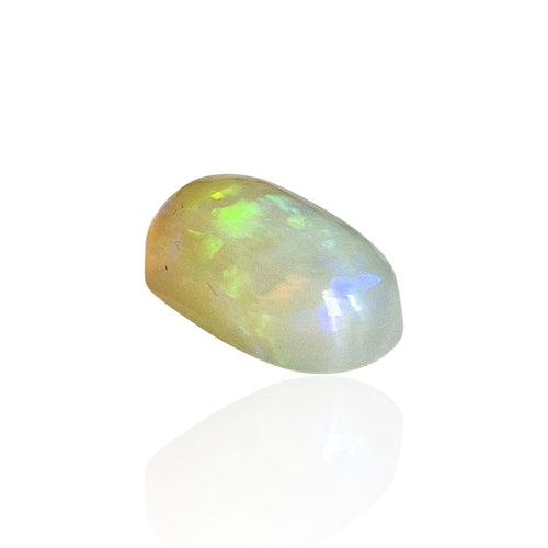 Opale d’Éthiopie - Pierre 7,345 ct taille cabochon ovale mixte 58 Facettes #26-118-OPWLOV