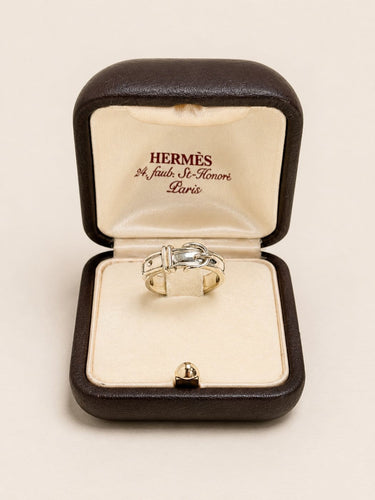 53 Hermès Ceinture - Bague en argent 58 Facettes WC-2026-3595