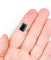 53 Art déco - Bague en platine, saphir synthétique et diamants 58 Facettes A07541