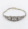 Bracelet Art déco en or blanc, platine, diamants et saphirs 58 Facettes A07544