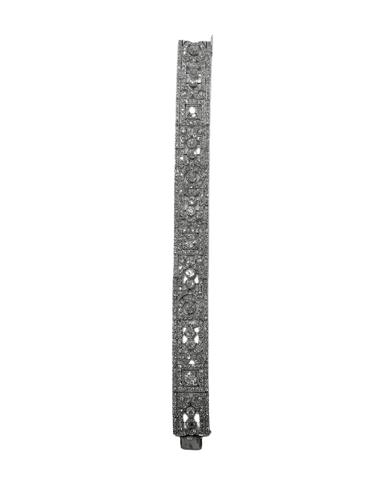 Art déco - Bracelet articulé en platine et diamants 58 Facettes SKU DO/090726