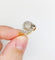 54.5 Bague tourbillon en or 18k, platine et diamants 58 Facettes A07547