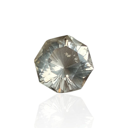 Citrine d’Asie - Pierre 6,15 ct taille rond mixte 58 Facettes #26-121-QTZCT