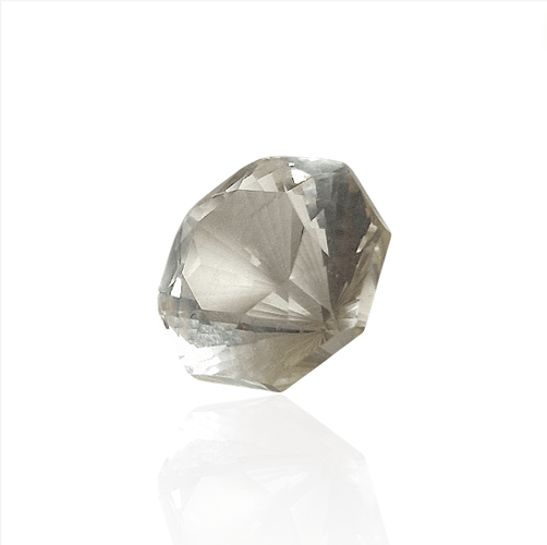 Citrine d’Asie - Pierre 6,15 ct taille rond mixte 58 Facettes #26-121-QTZCT