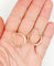 Créoles vintage en or rose 18k 58 Facettes A07551