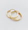 Créoles vintage en or rose 18k 58 Facettes A07551
