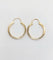 Créoles vintage en or rose 18k 58 Facettes A07551