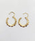 Créoles vintage - Boucles d'oreilles en or 18k 58 Facettes A07552