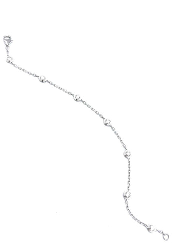 Cartier Diamants Légers - Bracelet en or blanc et diamants 58 Facettes CARTIER BRA
