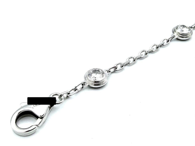 Cartier Diamants Légers - Bracelet en or blanc et diamants 58 Facettes CARTIER BRA