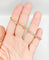 Bracelet vintage maille Figaro en or blanc et jaune 18k 58 Facettes A07559