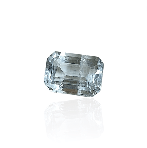 Aigue-marine - Pierre 2,27 ct du Mozambique 58 Facettes #26-123-BRAMEM
