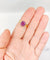 56.5 Bague cocktail vintage en or rose 18k et améthyste 58 Facettes A07560
