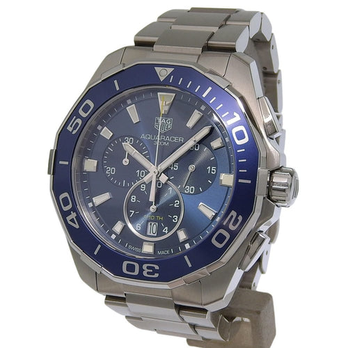 Montre Tag Heuer Aquaracer - Montre chronographe quartz en acier inoxydable 58 Facettes hi9u7yp5iq