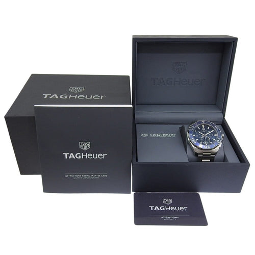 Montre Tag Heuer Aquaracer - Montre chronographe quartz en acier inoxydable 58 Facettes hi9u7yp5iq