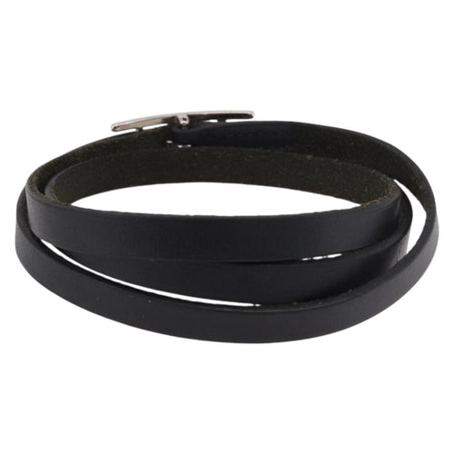 Bracelet Hermès Hapi 3 - Bracelet en cuir et métal 58 Facettes kmzk03lctl