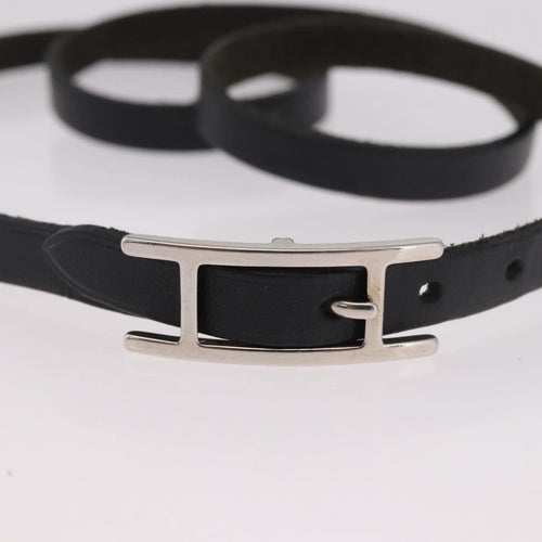 Bracelet Hermès Hapi 3 - Bracelet en cuir et métal 58 Facettes kmzk03lctl