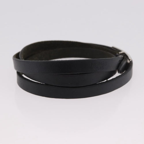 Bracelet Hermès Hapi 3 - Bracelet en cuir et métal 58 Facettes kmzk03lctl