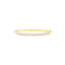 Bracelet Bracelet jonc en or jaune et diamants 58 Facettes 35815