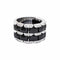 Bague 55 Chanel Ultra - Bague en or blanc, céramique noire et diamants 58 Facettes 35833