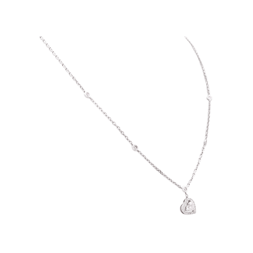 Collier Messika Joy - Collier en or blanc et diamants 58 Facettes 35826