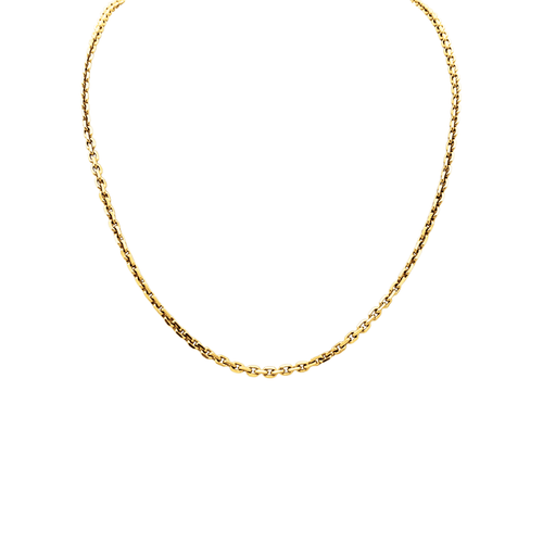Collier Collier maille forçat en or jaune 58 Facettes 35836