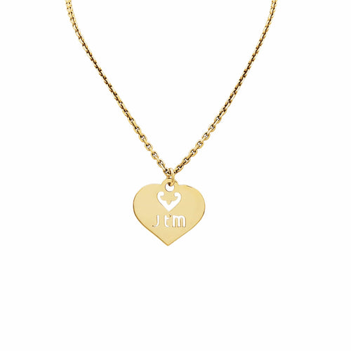 Pendentif O.J.Perrin Cœur Légendes - Pendentif en or jaune 58 Facettes 35814