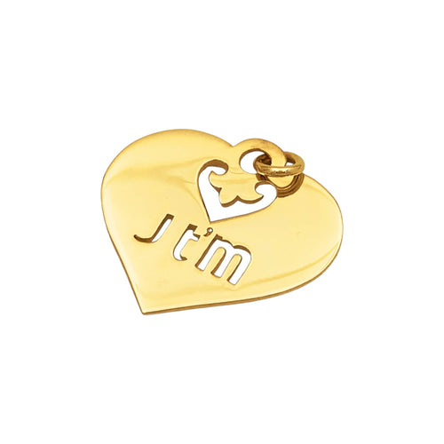 Pendentif O.J.Perrin Cœur Légendes - Pendentif en or jaune 58 Facettes 35814