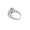 Bague 54 Bague cocktail Art déco en or blanc 14k, saphirs et diamants 58 Facettes