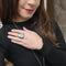 50 Pomellato - Bague en or blanc et aigue-marine 58 Facettes CA-POM-RI-AM-WG