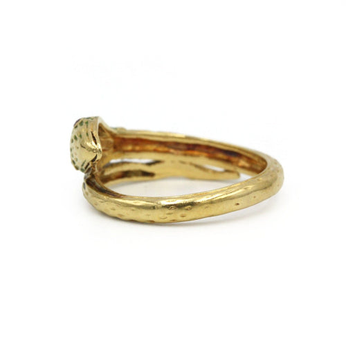 52.5 Bague Serpent en or jaune et rubis 58 Facettes 260040SP