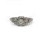 52 Art Déco - Bague en platine et diamants 58 Facettes 260173R