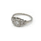 52 Art Déco - Bague en platine et diamants 58 Facettes 260173R