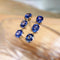 Boucles d'oreilles en or 18 carats et saphirs ovales 58 Facettes GER1002YG