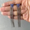 Eden - Boucles d'oreilles en or blanc et tanzanites 58 Facettes GER1222TZ
